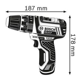 Bosch Professional GSB 12V-5 + 10 Taladro de percusión de accesorio. Bosch Professional GSB 12V-5 + 10 Taladro de percusión de accesorio.