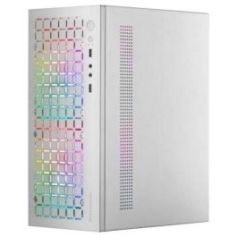 Mars Gaming MCCore Matx Minitorre Compacta RGB con Ventana, Compatible con Placas MicroATX y Mini-ITX