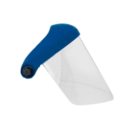 Faru Pantalla para Casco A20C con Visera y Protector Barbilla Azul 200x300 mm Seguridad en el Trabajo