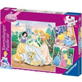 Ravensburger Set 3 Puzzles Princesas Disney 49 Piezas Ravensburger Set 3 Puzzles Princesas Disney 49 Piezas
