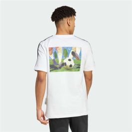 Camiseta de Manga Corta Hombre Adidas Gallery Graphic Blanco