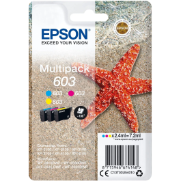 EPSON tinta MultiPack Std Estrella de mar 3 tintas 603 No Tag Multi Precio: 28.49999999. SKU: B19RR7YY2Z