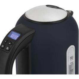 Hervidor programable - HKoeNIG - Boe56 - 1,7L - 2200 W - Temperatura regulable - Pantalla LCD - Azul noche mate y acero inoxidable Hervidor programable - HKoeNIG - Boe56 - 1,7L - 2200 W - Temperatura regulable - Pantalla LCD - Azul noche mate y acero inoxidable