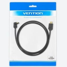 Vention AAQBF Cable HDMI 2.0 4K@60Hz Acodado 270° HDMI Macho - Macho 1m Negro con Conectores Chapados en Oro y Nylon Trenzado Vention AAQBF Cable HDMI 2.0 4K@60Hz Acodado 270° HDMI Macho - Macho 1m Negro con Conectores Chapados en Oro y Nylon Trenzado