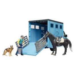 Bruder Mercedes Benz Sprinter Transporte Equino para 1 Caballo 43x17x22 cm