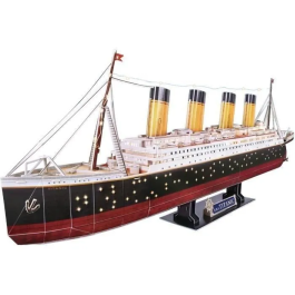 Explora Rompecabezas 3D Barco Titanic EXP3301045400518, Juego de Construcción, 266 Piezas, A partir de 8 Años