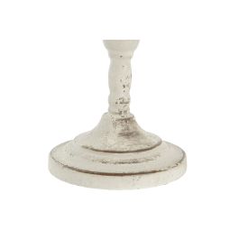 DKD Home Decor Portavela Neoclásico Blanco Metal 13 x 25 x 13 cm