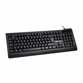 CoolBox COO-TEC04DNI Teclado USB QWERTY Español Completo de Membrana para Oficina Negro