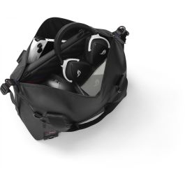 ASUS ROG SLASH Duffle Bag Hombre, Bolso de lona, Resistente al agua, Irrompible, Poliéster/Poliuretano, Negro, 26.5L
