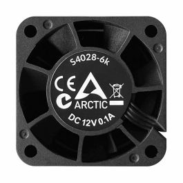 ARCTIC S4028-6K - Ventilador de Servidor 40mm, 250-6000 RPM, PWM, Rodamiento FDB, Negro, Pack de 5 unidades