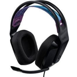 Logitech G335 Auriculares Gaming con Micrófono, Diadema Ajustable, Plug and Play, Compatible con PC, Consolas y Móviles, 240g, Negro - 981-000978