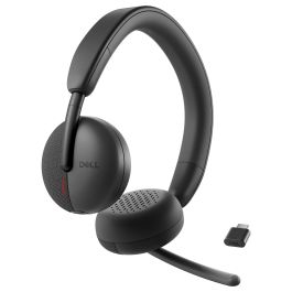 Dell Auriculares Inalámbricos Bluetooth WL3024 con Cancelación de Ruido, Certificados Microsoft Teams/Zoom, 41h Autonomía, Dongle USB-C, para Oficina y Videollamadas - Negro