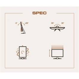 Japannext Pantalla PC JAP1712236764136 23.8" FHD IPS Soporte Ergonómico