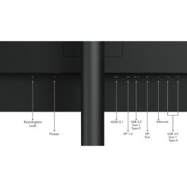 Lenovo T24mv-30 Monitor 23.8" (60.5cm) Full HD IPS 75Hz 4ms HDMI DP USB-C con Altavoces y Cámara Web Negra