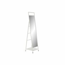 Espejo de pie DKD Home Decor Blanco Metal Espejo Rectangular 30 x 40 cm 39 x 40 x 160 cm