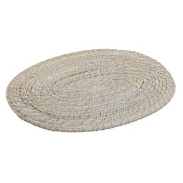 Individual Balines DKD Home Decor Blanco Natural 30 x 1 x 40 cm