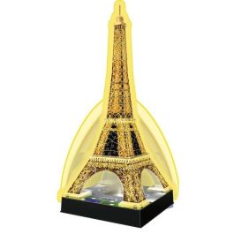 Ravensburger 3D Puzzle Torre Eiffel Night Edition 216 piezas, construcción sin pegamento, para niños y niñas de +10 años