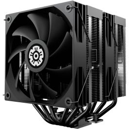 Enermax ETS-T60D Refrigerador de aire para CPU, Ventilador de 12 cm, Negro, para Procesadores de hasta 280W TDP
