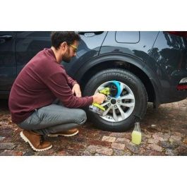 Ryobi RYO4892210186768 Cepillo motorizado 18V, 150 mm de diámetro, 210 rpm, con protección de batería IPX7, incluye 1 cepillo mediano