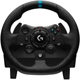 Logitech G923 Volante y Pedales para Carreras de Simulación, TRUEFORCE, USB, para PC y PlayStation, Negro