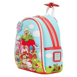 Loungefly Mochila Shortcake Scented Hello Kitty & Friends x Strawberry de Piel Sintética con Aroma a Fresa 22,8x26,6x11,4cm