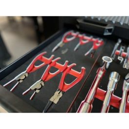 KSTOOLS KST4042146563533 Módulo de 6 Alicates para Anillos de Retención, Espuma Imputrescible Corte Láser
