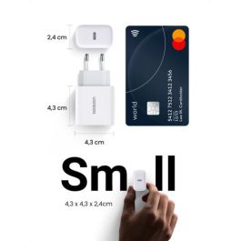 UGREEN 60450 Cargador Rápido USB C 20W Power Delivery 3.0 Blanco Universal Interior