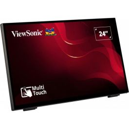 Viewsonic TD2465 Monitor Interactivo Táctil LED 24" Full HD 1920x1080 250 cd/m² 7ms 60Hz Negro Comercial