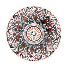 Home Deco Factory Plato Postre Mandala Mirage Naranja Diámetro 19 cm Precio: 3.78999951. SKU: B128XS692Z