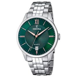 Reloj Hombre Festina F20425/7 Verde Plateado Precio: 125.49999968. SKU: B196LEJEBB