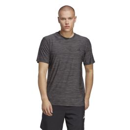 Camiseta de Manga Corta Hombre Adidas IC7418 Gris oscuro (S)