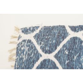 DKD Home Decor Alfombra Árabe Atusa Azul Blanco 230 x 160 cm