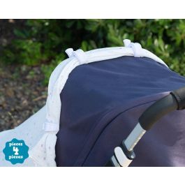 KioKids Pinzas Para Muselinas Blanco 4 Unidades