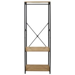 Home Deco Factory Perchero con 2 Estantes Colección Essentiel 60x40,4x167 cm