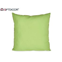 Cojín de terciopelo verde 45x45 cm - Giftdecor (8 Unidades) Cojín de terciopelo verde 45x45 cm - Giftdecor (8 Unidades)