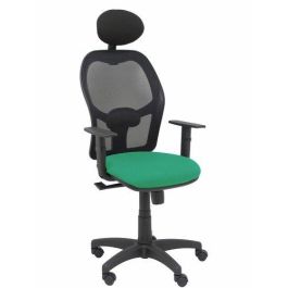 Silla Piqueras Y Crespo Alocen Brazos Regulables Cabecero Fijo Malla Negro Y Asiento Bali Verde Esmeralda Precio: 246.88999962. SKU: S5703920