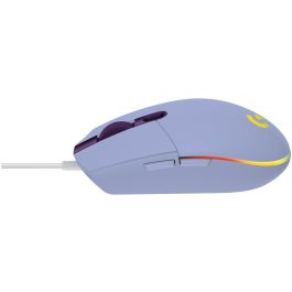 Logitech G G203 AUC5099206089815 Ratón Gaming con Cable LIGHTSYNC RGB Lila