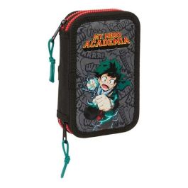 Estuche Escolar My Hero Academia Negro 12.5 x 19.5 x 4 cm 28 piezas Precio: 11.88999966. SKU: B18XL8R6VY