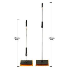 MOT Cepillo Telescopico Cs10 MOT10300 para Limpieza de Coches, Barcos y Caravanas