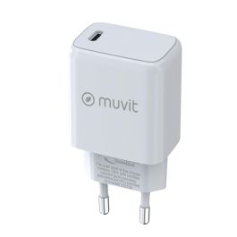 muvit for change cargador de pared Tipo C PD 30W blanco