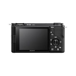 SONY ZV-E10 Body Cámara Sin Espejo APS-C 24.2MP 4K Ultra HD Video Pantalla Táctil Abatible Negra
