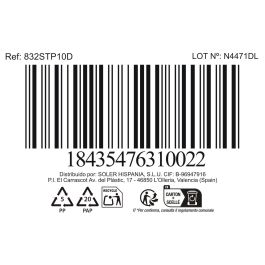 La Mediterranea Vaso Alto Sonella 430 cc Morado