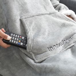 Pack Calentador de Pies Eléctrico 2 en 1 y Batamanta Sudadera Oversized con Forro Polar InnovaGoods