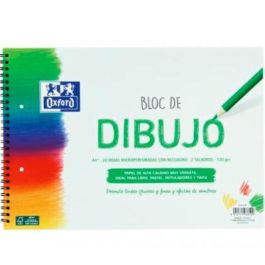 Oxford Bloc Dibujo Escolar Multitaladro 2 T- Blanda Espiral 20H 130 gr A4+ C- Recuadro Liso Blanco Precio: 2.78999968. SKU: B1KDFRB58C