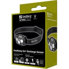 Sandberg Headlamp 5in1 Recharge Sensor Sandberg Headlamp 5in1 Recharge Sensor