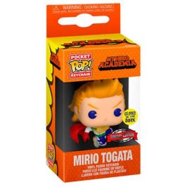 FUNKO Llavero Pocket POP My Hero Academia Mirio Togata Exclusive Brilla en la Oscuridad