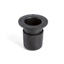 Indaux Pata Niveladora Sandy Acabado Negro para Muebles, Altura Ajustable de 35-50 mm, Carga Máxima 100 kg