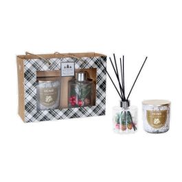 DKD Home Decor Ambientador Mikado Navidad Moderna Marrón, Set de 2 x 150ml con Vela y Varillas de Cristal (8x8x8cm) Precio: 14.49999991. SKU: B12RY3A75Y