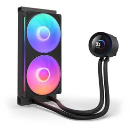 NZXT RL-KR240-B2 Kraken 240 RGB V2, Enfriamiento Líquido AIO 240mm con Pantalla 1.54", Negro, Soporte Intel/AMD