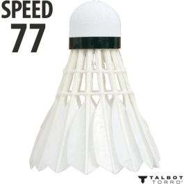 Schildkrot Volantes de Bádminton HIT 750 TRAINING Speed 77 con Plumas Naturales para Entrenamiento y Juego